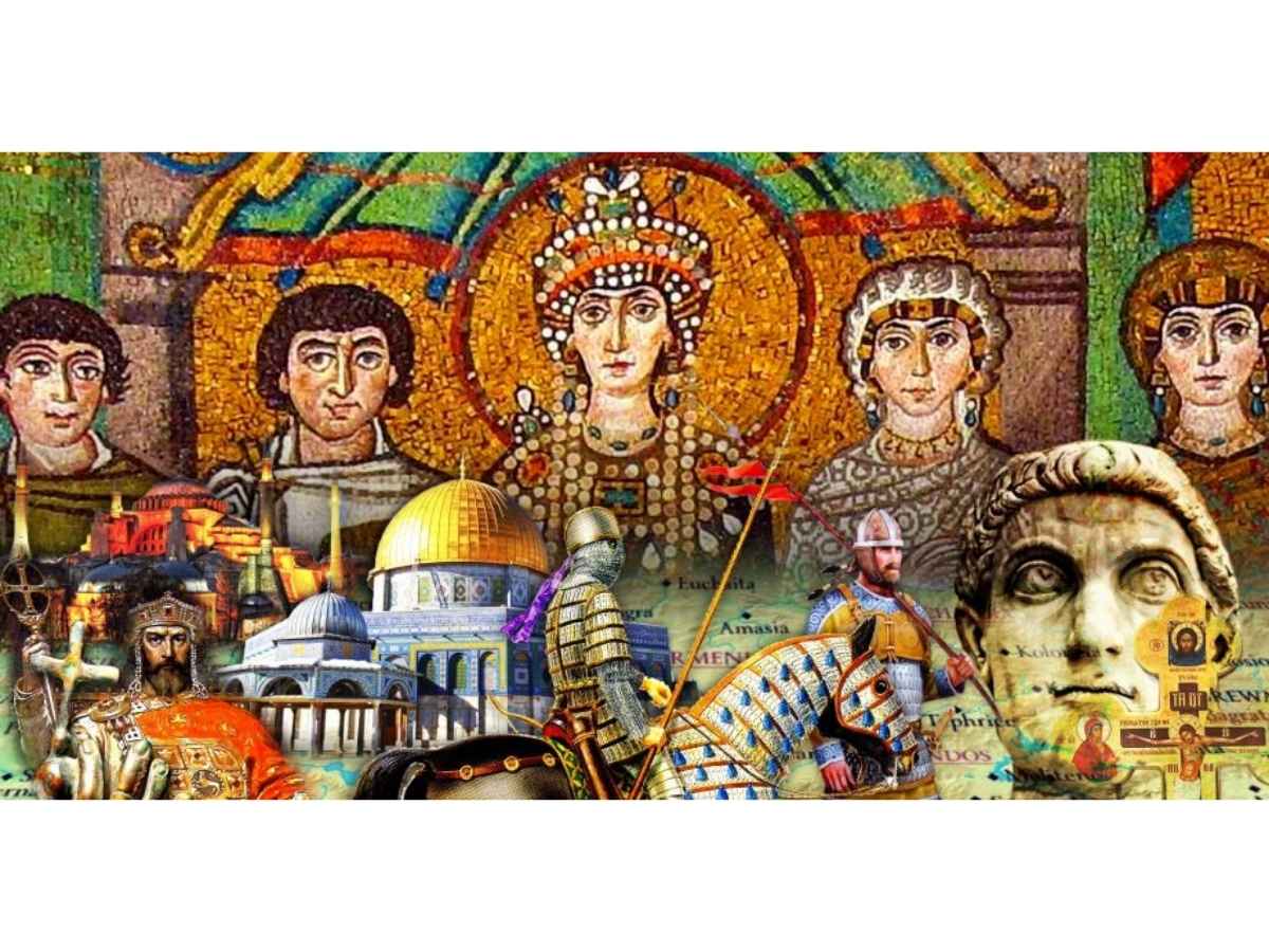 Image shows artwork for the History of Byzantium podcast.