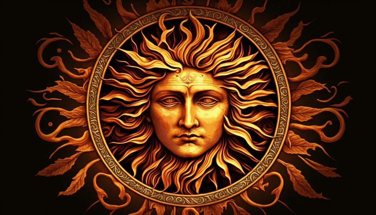 Artwork of the pagan sun god Sol Invictus