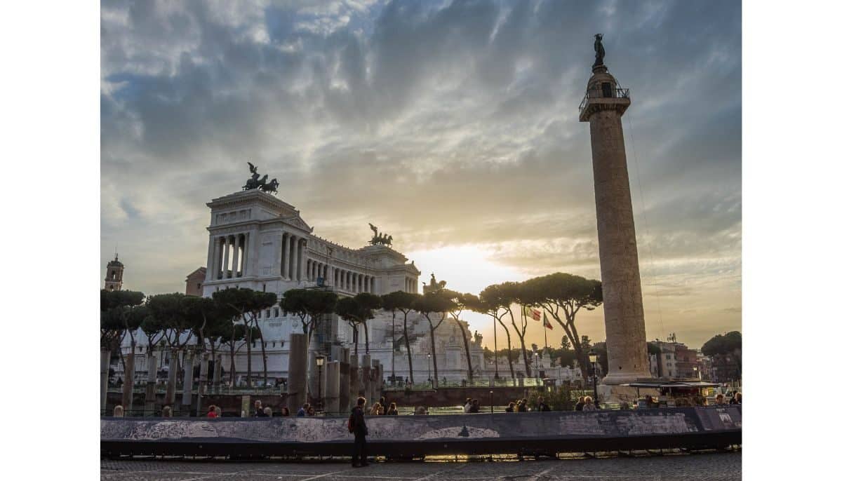 Trajan's column in Rome
