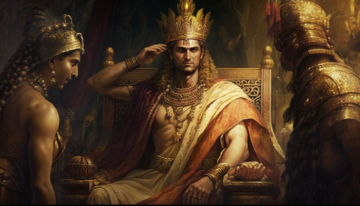 Image of Alexander the Great as an Indian King