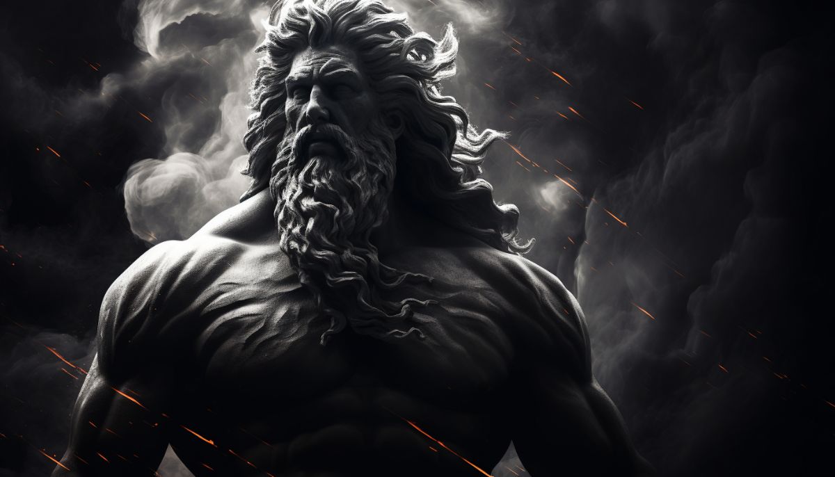Artwork of the Greek God Zeus