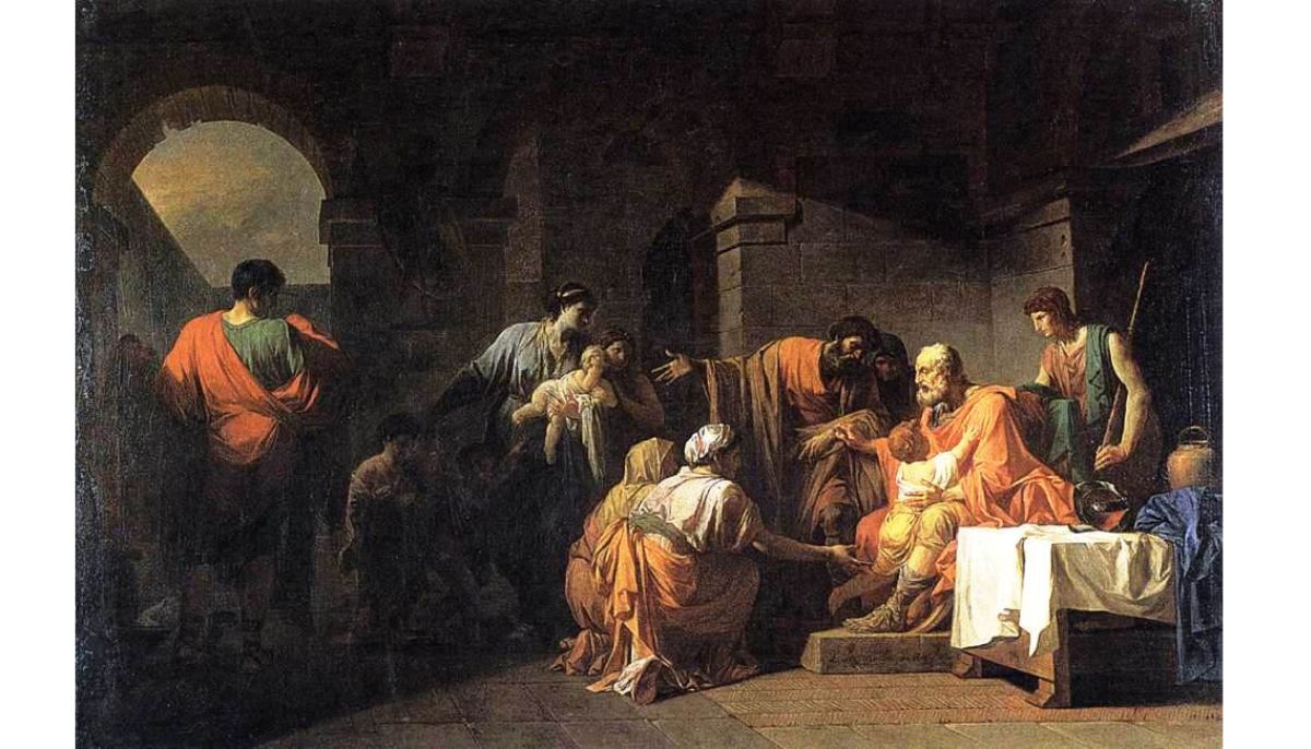 The outcast Belisarius receiving hospitality from a peasant (1779). Musée de Augustins, Toulouse