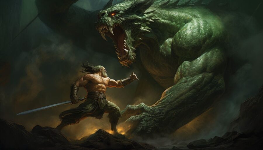 Colchian Dragon Guardian Of The Golden Fleece