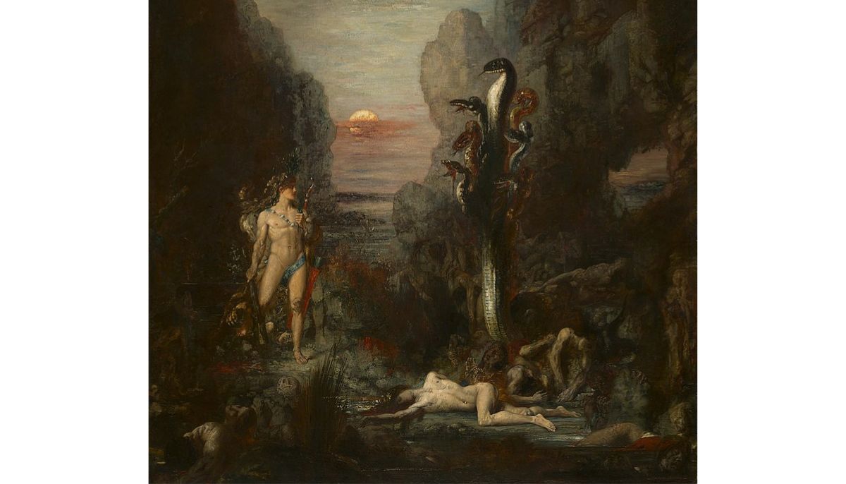 Hercules and the Hydra of Lerna (1876).