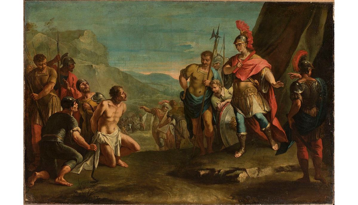 Killer of Darius before Alexander (King Porus and Alexander the Great) 