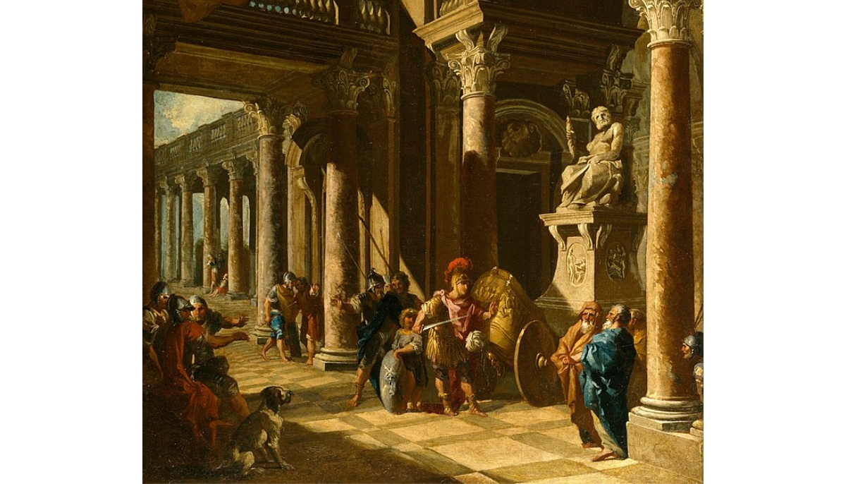 Giovanni Paolo Panini: Alexander the Great and the Gordian Knot
