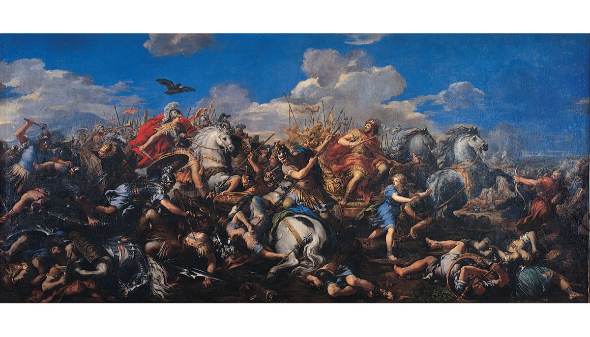 Pietro da Cortona: Battle of Alexander versus Darius 