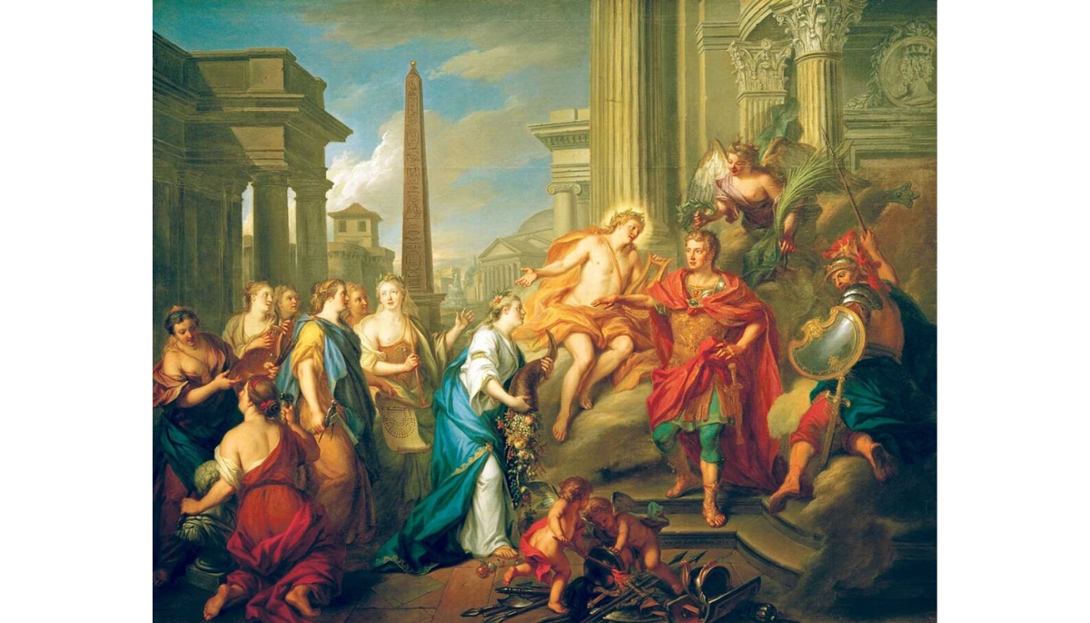 Closing of the Temple of Janus by Augustus (1757). Oil on canvas