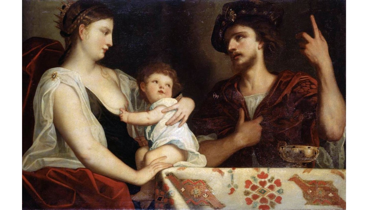 Roxana with Alexander IV Aegus the son of Alexander the Great, Alessandro Varotari (Padovanino) (1588-1648)