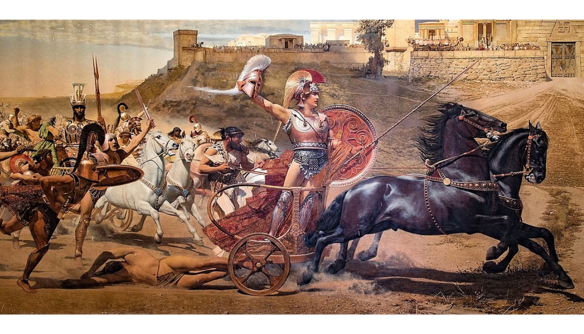 Triumph of Achilles by Franz von Matsch