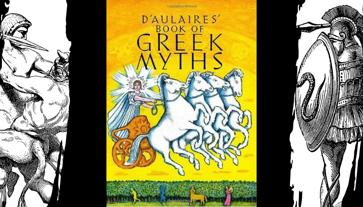 D'Aulaires' Book of Greek Myths, Edgar Parin d'Aulaire and Ingri Parin d'Aulaire book cover