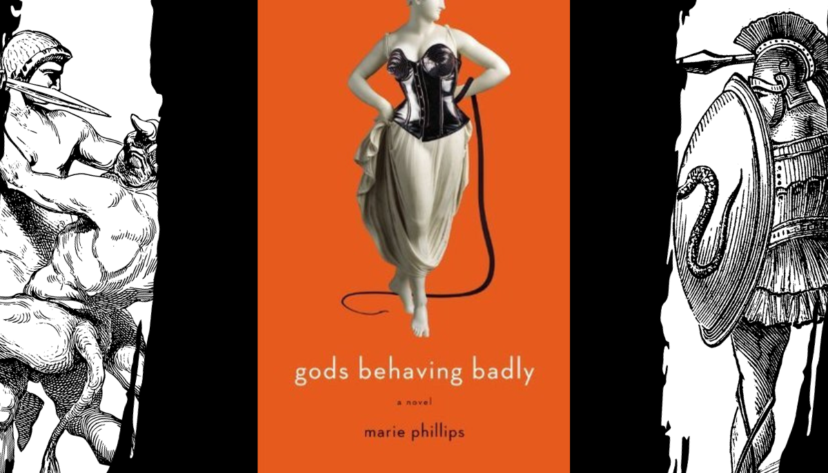 Gods Behaving Badly, Marie Phillips book cover