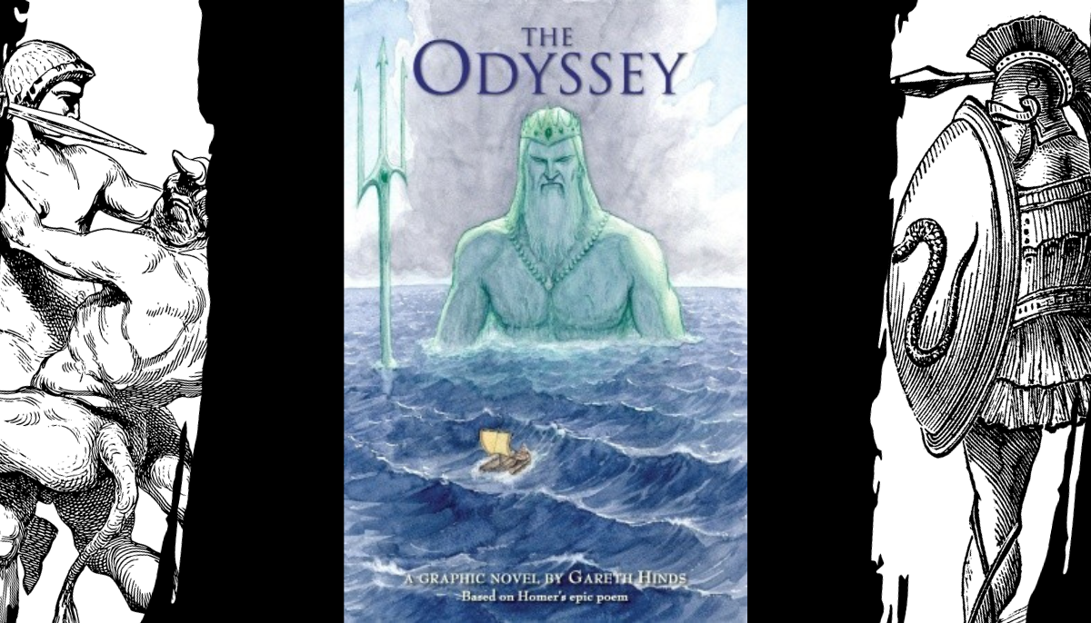 The The Odyssey, Gareth Hinds book cover