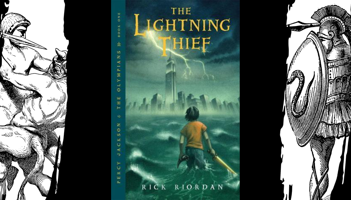 The Lightning Thief - Percy Jackson and the Olympians, Rick Riordan book cover
