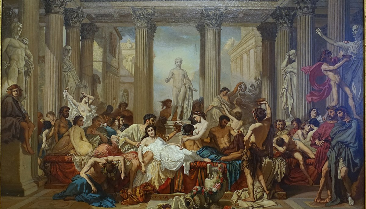 Roman decadence. Food and drink was a central part of their culture