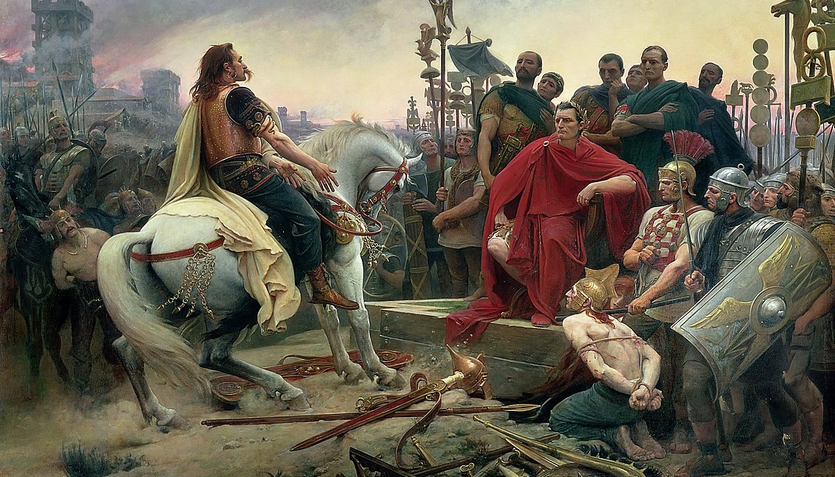 Vercingetorix Throws Down His Arms at the Feet of Julius Caesar