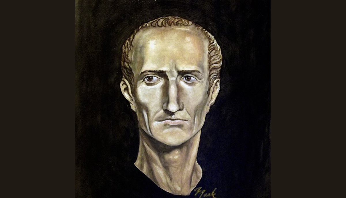 Portrait of Julius Caesar (oil on canvas). Based on bust of the ruler from the British Museum.
