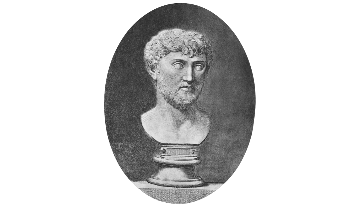Titus Lucretius Carus (ca. 99 BC – ca. 55 BC) — a Roman poet and philosopher